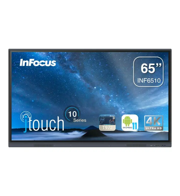 InFocus JTouch 10 لوحة تفاعلية 65 بوصة 4K UHD (INF6510)