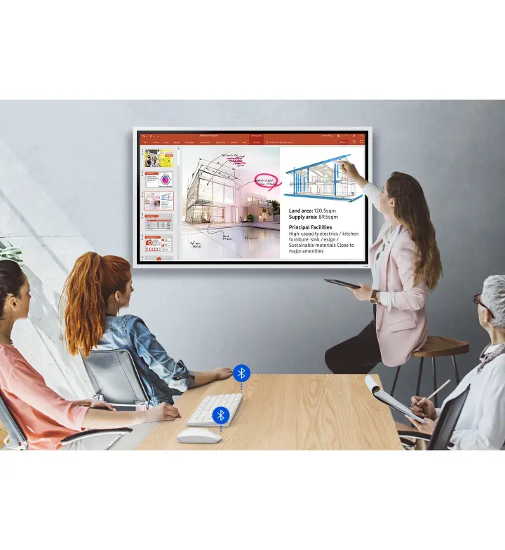 Samsung Flip 2.0 55" 4K UHD Interactive Whiteboard (LH55WMRWBGCXZA)