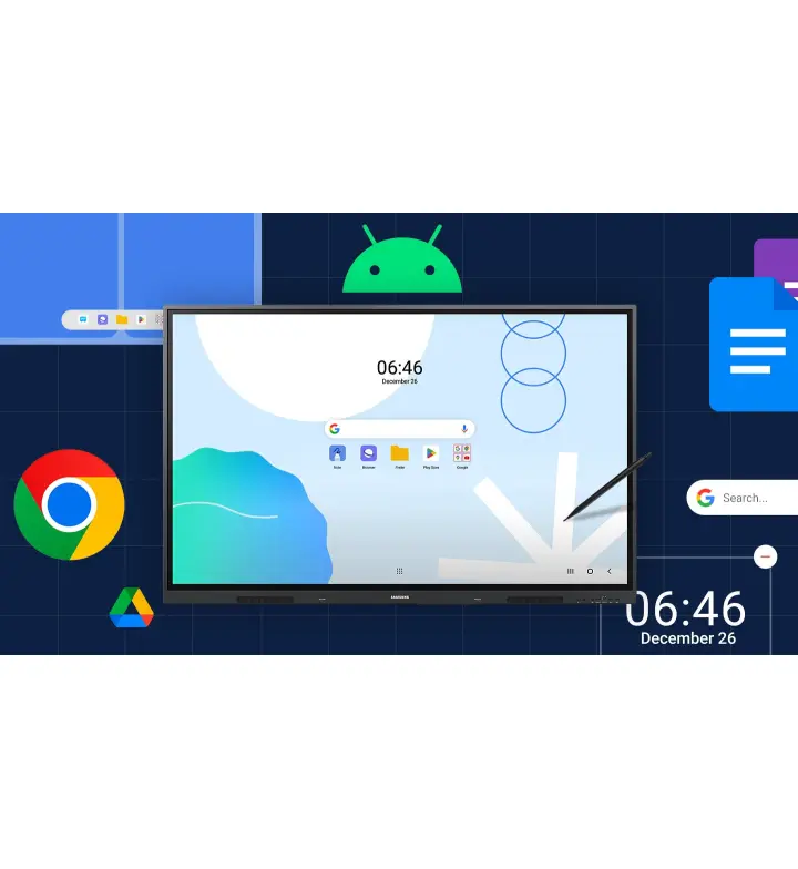 Samsung WAD Series 75" 4K Interactive Display, Android 13 (LH75WADWLGCXZA)
