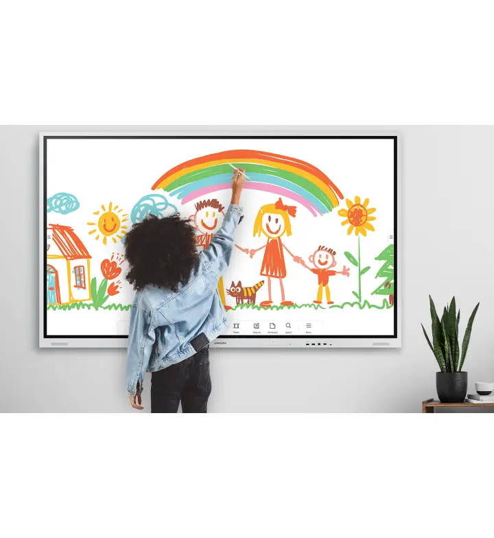 Samsung Flip Pro شاشة تفاعلية 4K مقاس 75 بوصة، 350 cd/m² (LH75WMBWBGCXZA)
