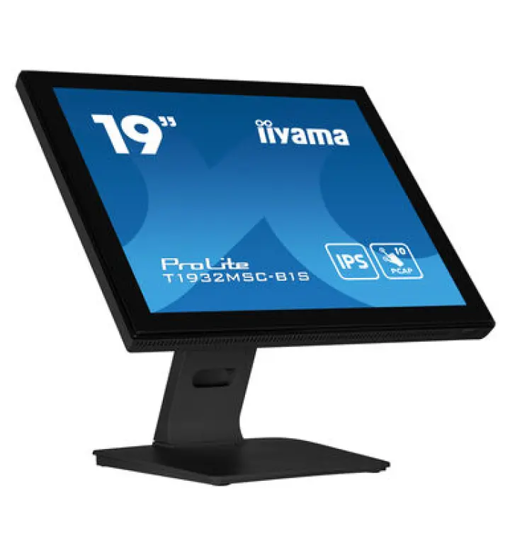 شاشة IIYAMA 19" بوصة تفاعلية PCAP لوحة IPS T1932MSC-B1S