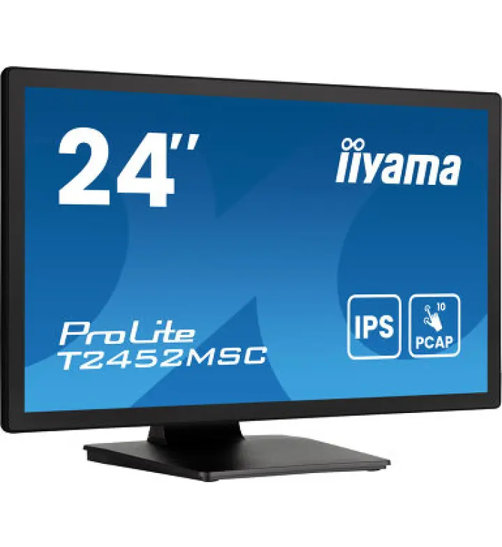 IIYAMA ProLite 23.8" Full HD PCAP Anti-Glare Touch Monitor (T2452MSC-B1AG)