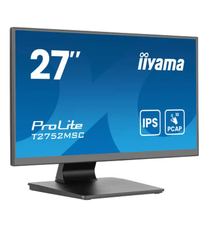شاشة تفاعلية Iiyama ProLite T2752MSC بقياس 27 بوصة مضادة للوهج (T2752MSC-B1AG)