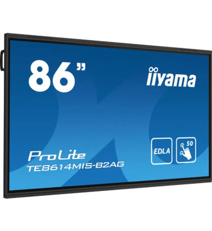 IIYAMA ProLite TE8614MIS 86" شاشة 4K معتمدة من Google EDLA (TE8614MIS-B2AG)