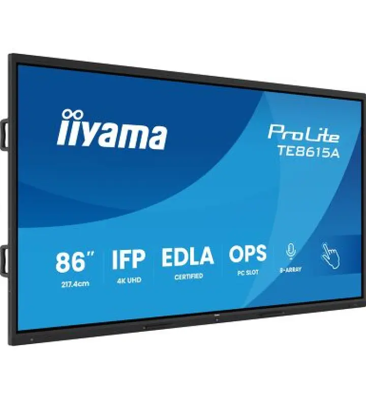 IIYAMA ProLite TE8615A-B1AG 86" 4K، 550 cd/m²، RK3576 (TE8615A-B1AG)