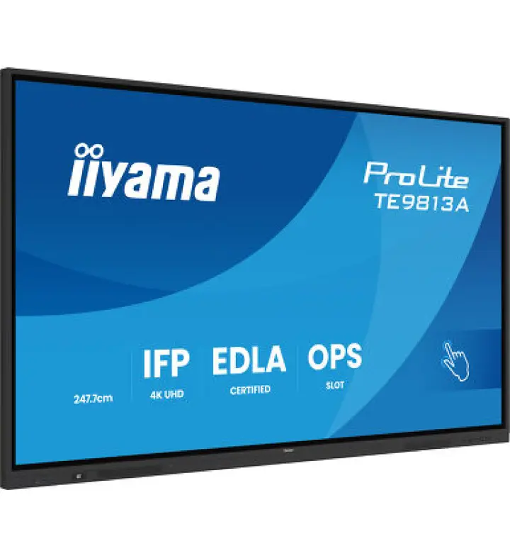 IIYAMA شاشة تفاعلية 97.5 بدقة 4K (TE9813A-B1AG)