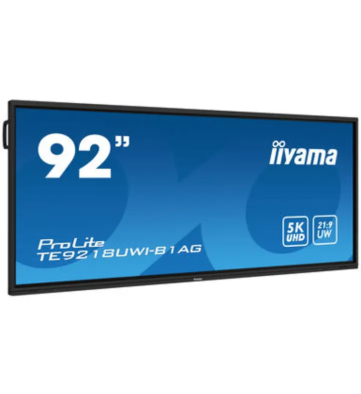 IIYAMA ProLite TE9218UWI 92" شاشة فائقة الاتساع 5K UHD تفاعلية (TE9218UWI-B1AG)