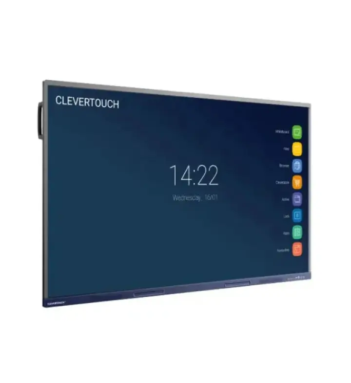 Clevertouch Plus65 65" 4K Interactive Display, 20-Point IR Touch, Android OS