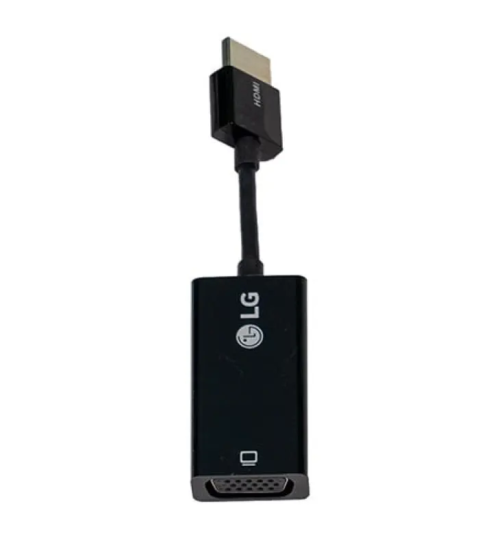 محول كابل LG EAD64025801 من HDMI إلى VGA (أسود)