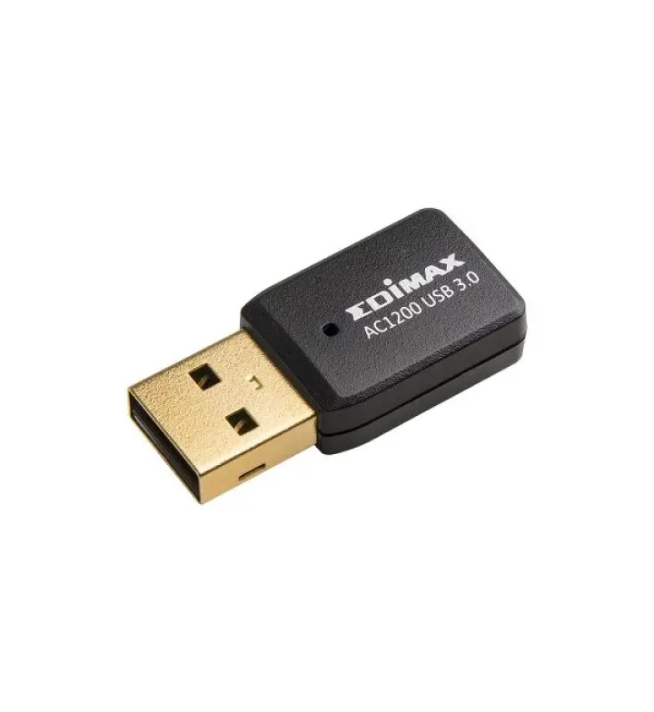 محول Edimax WiFi 5 ثنائي النطاق MU-MIMO USB 3.0، AC1200 (EW-7822UTC)