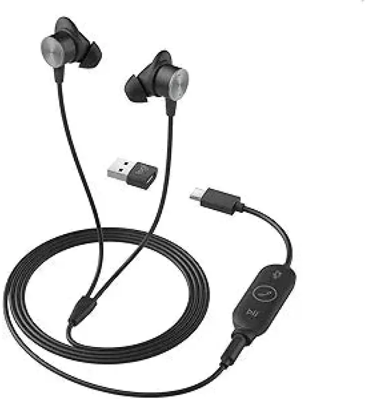 سماعات Logitech Zone سلكية مع ميكروفون إلغاء ضوضاء (981-001012)