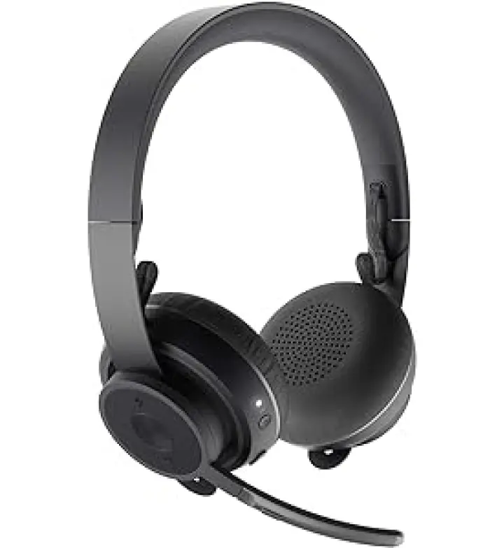 سماعة Logitech Zone اللاسلكية 981-000913 (معتمدة Teams، إلغاء ضوضاء نشط)