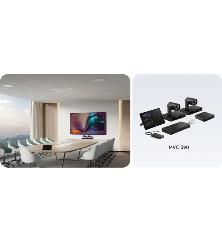 Yealink MVC S90 Microsoft Teams Room Pro, 4K PTZ, Large (MVC S90)