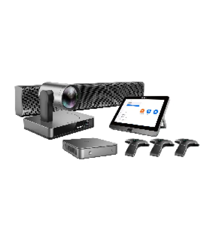 نظام Yealink ZVC860 Zoom Rooms مع كاميرا رباعية العين 4K بتحريك كاهل