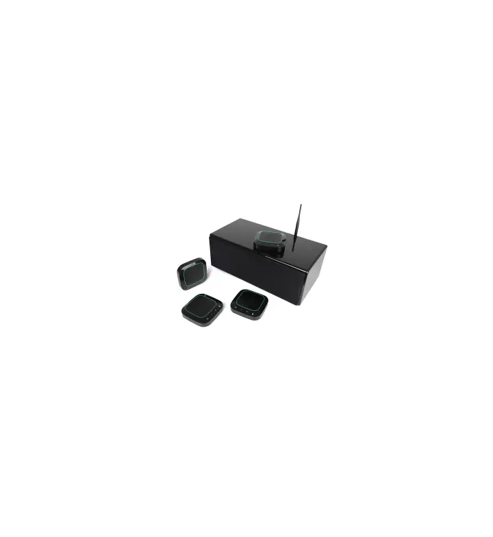 Angekis Cleartalk DC 4-Unit Conference Phone, 2.4G Wireless (ASP-04D-4S)