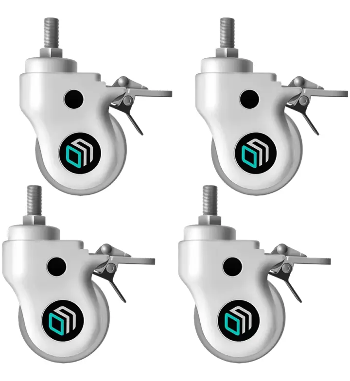 Prestigio ONKRON AWL-75W Replacement Wheels, White (AWL-75W)