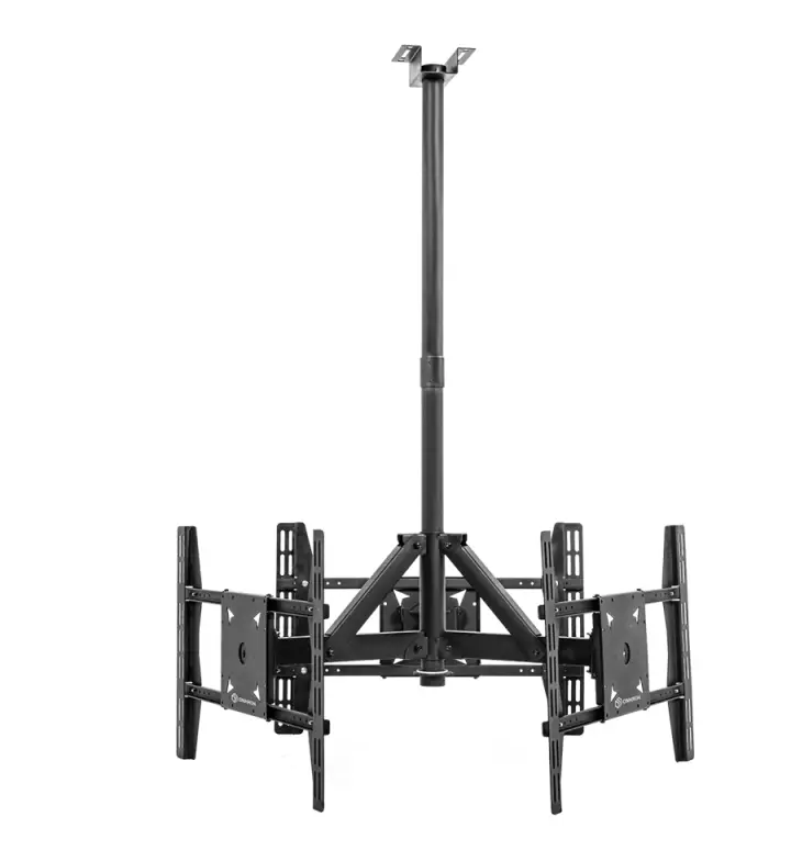 Prestigio ONKRON Ceiling Mount for 3 Displays, 32–63", Height Adjustable