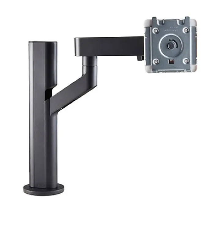 قاعدة مراقبة LG EG800BW Ergo، حركة كاملة، بيضاء