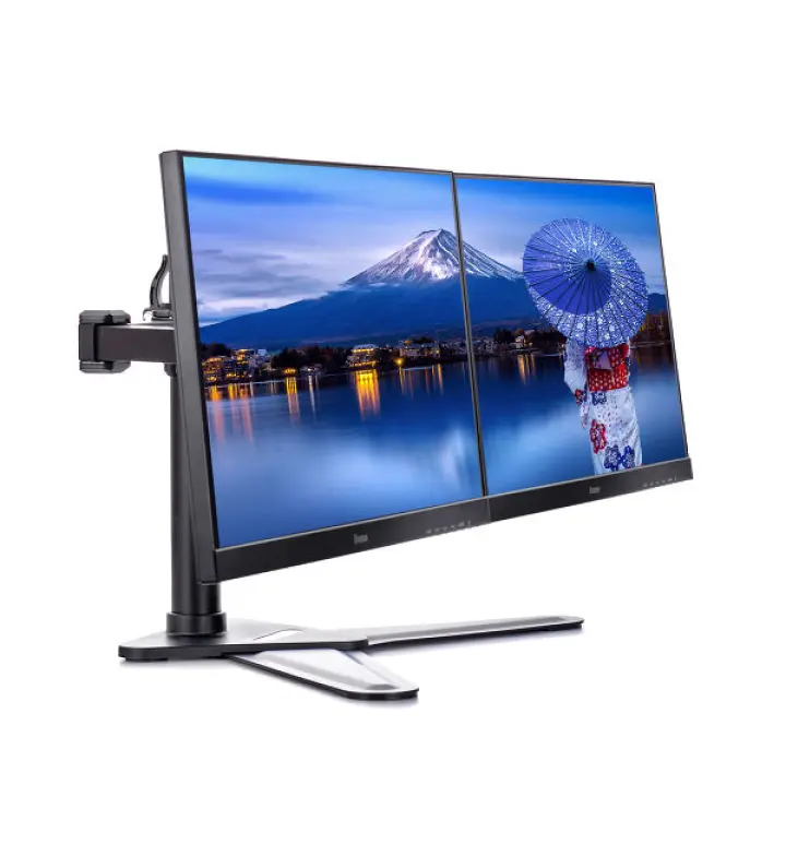 IIYAMA DS1002D-B1 Dual Desktop Stand 10"-30" (10kg per Display)
