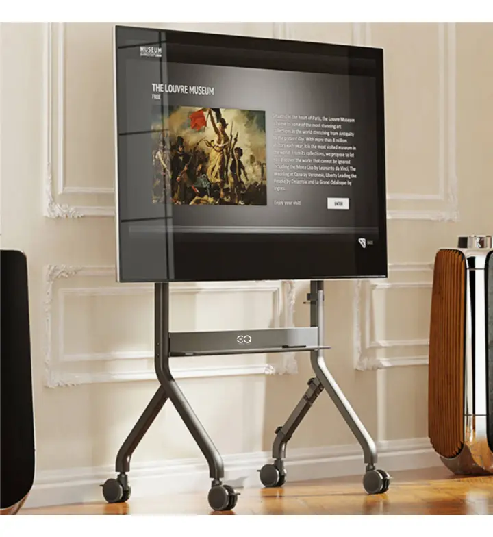 EQ TEX Motorized Floor Stand 75"–90" EQ-TEX-75-90