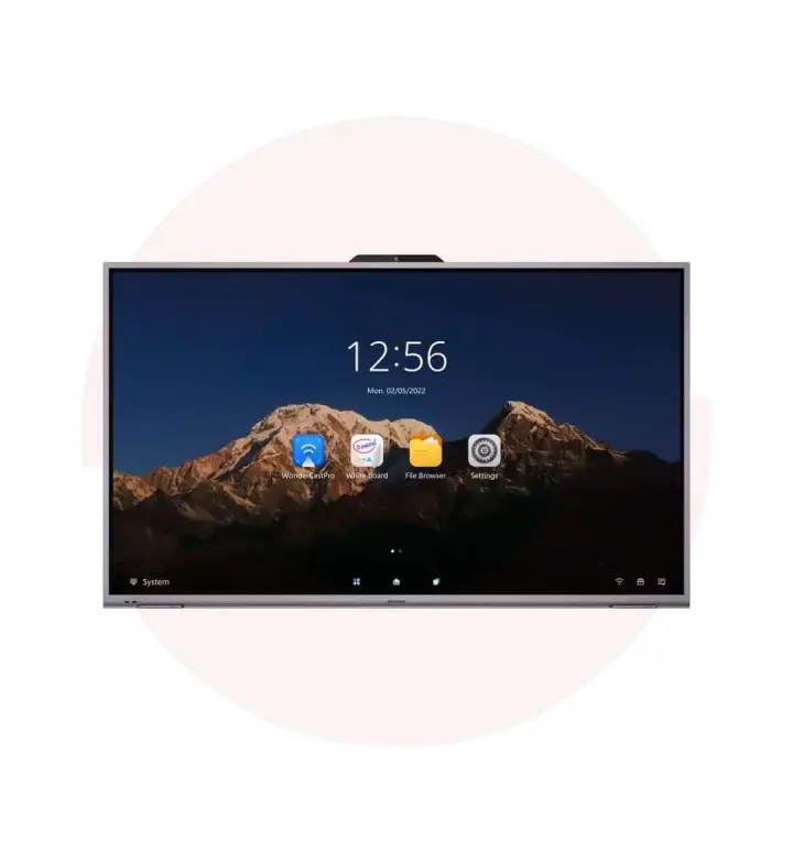 Hikvision 75" DS-D5B75RB/D 4K Interactive Display, Android 11, 45-Point Touch