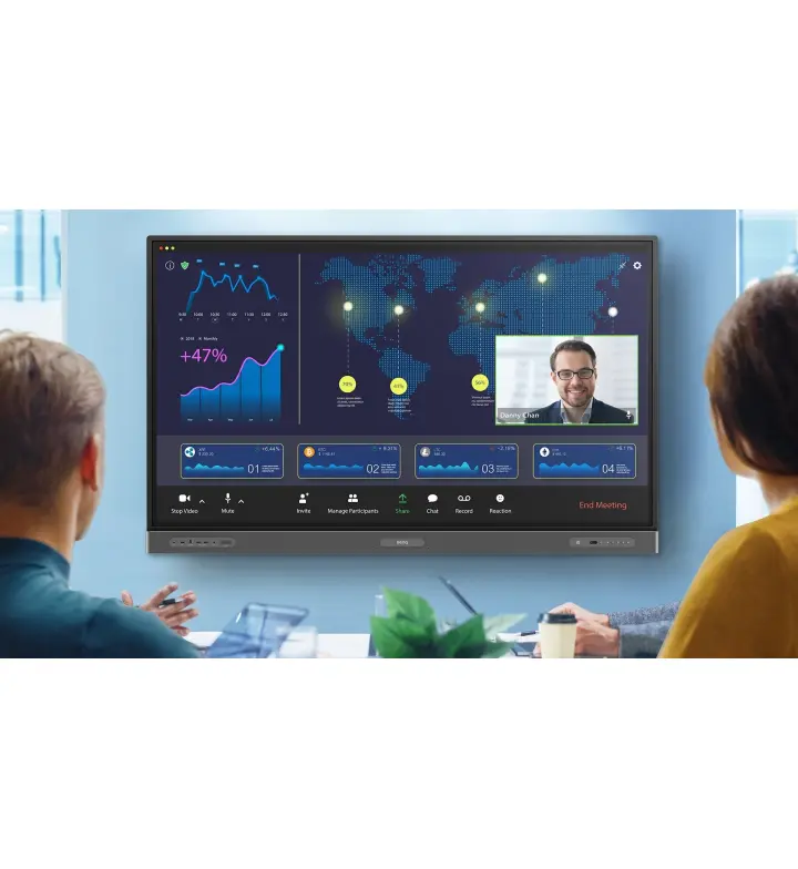 BenQ Board Pro 65" 4K Interactive Display, Environmental Sensors (RP6503)