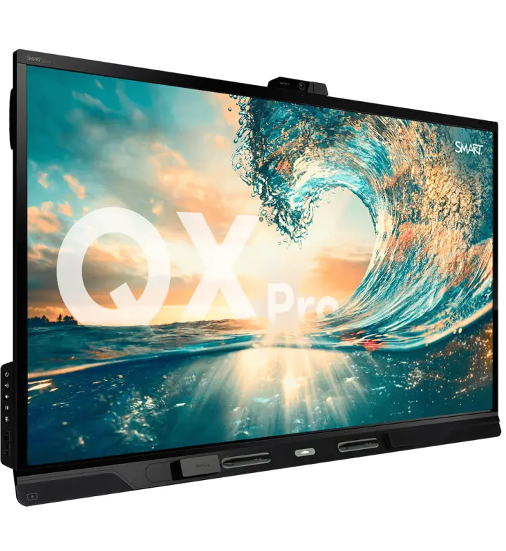 SMART Board QX275 Pro 75" لوحة 4K تفاعلية، مستشعرات بيئية (QX275-V2-P)
