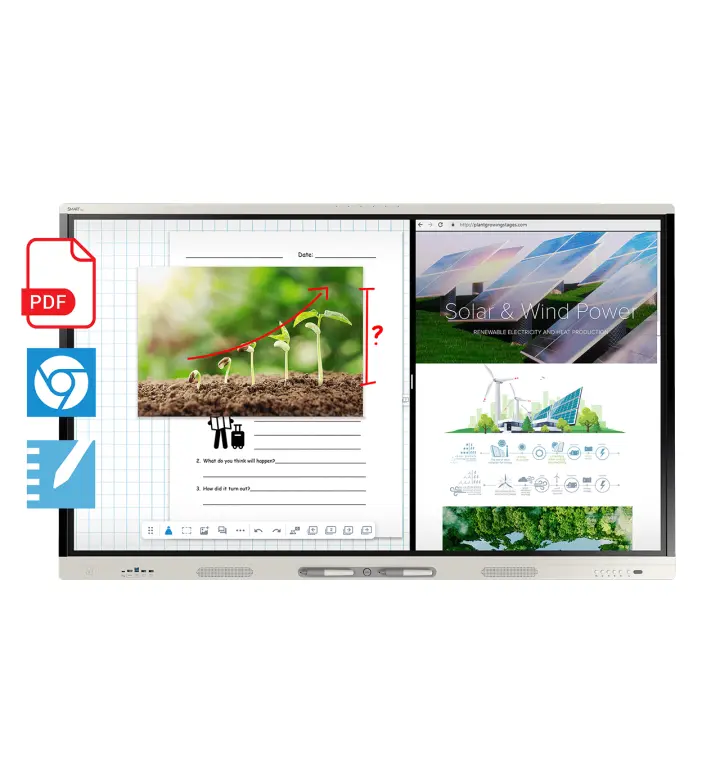 SMART MX275-V5 75" 4K Interactive Display, 40-Point Touch