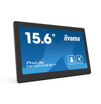 IIYAMA ProLite TW1623AS-B1P شاشة تفاعلية 15.6"‎ Full HD مع PoE (385 cd/m²)