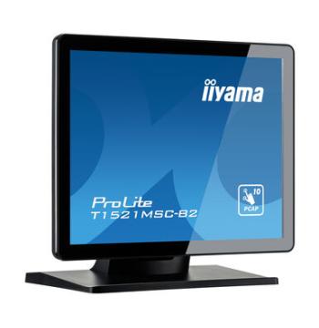 شاشة IIYAMA ProLite T1521MSC-B2 مقاس 15 بوصة، 10 نقاط لمس سعوية