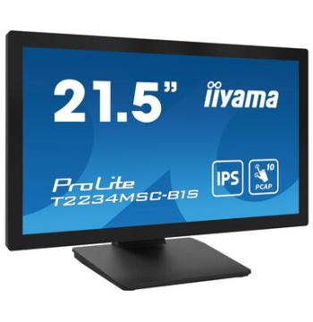 شاشة IIYAMA ProLite T2234MSC-B1S مقاس 22 بوصة، Full HD، 10 نقاط لمس