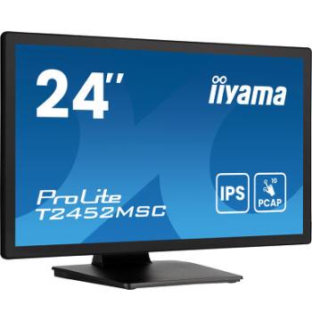 شاشة IIYAMA ProLite 23.8"‎ Full HD اللمسية PCAP مضادة للتوهج (T2452MSC-B1AG)