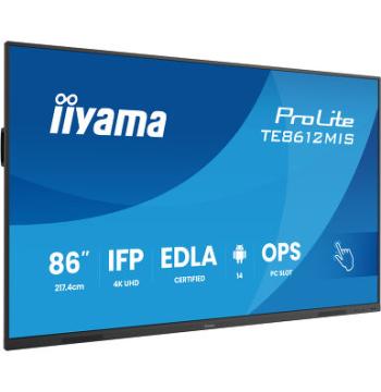 شاشة IIYAMA ProLite TE8612MIS-B4AG 86"‎ 4K (TE8612MIS-B4AG)