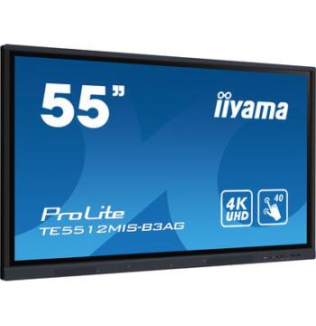 IIYAMA ProLite شاشة تفاعلية 55 بوصة 4K، 400 cd/m²، 40 لمسة، Android 11 (TE5512MIS-B3AG)