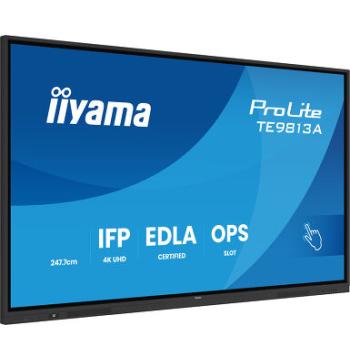IIYAMA شاشة تفاعلية 97.5 بدقة 4K (TE9813A-B1AG)