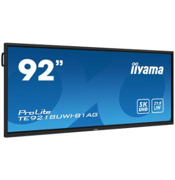IIYAMA ProLite TE9218UWI 92"‎ شاشة فائقة الاتساع 5K UHD تفاعلية (TE9218UWI-B1AG)