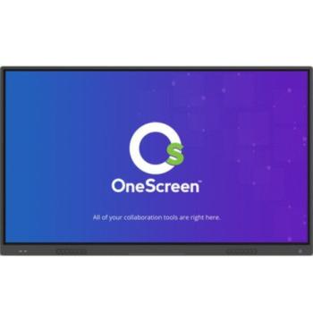 شاشة OneScreen T6 التفاعلية 65 بوصة 4K، Android 8، لمس 20 نقطة (t6-65-1)