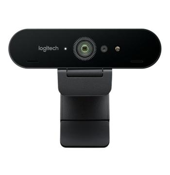 كاميرا ويب Logitech BRIO Ultra بدقة 4K، USB 3.0، HDR RightLight 3 (BRIO-4K)