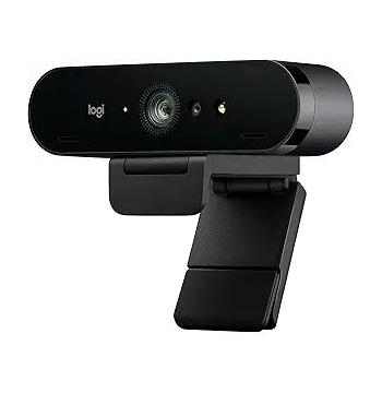 كاميرا الويب Logitech Brio بدقة 4K Ultra HD مع عدسة زجاجية (960-001105)