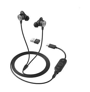 سماعات Logitech Zone سلكية مع ميكروفون إلغاء ضوضاء (981-001012)