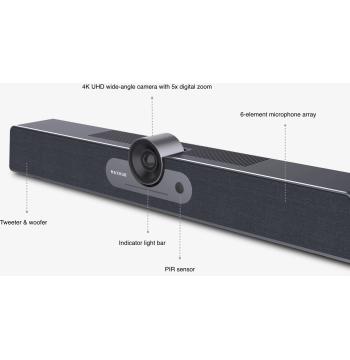 MAXHUB UC S07 شاشة فيديو بار 4K UHD مع مصفوفة 6 ميكروفونات