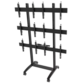 عربة Prestigio EDBAK WWTR-VWTA2357-L لجدار الفيديو 2×3، 50-57"‎