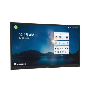 شاشة OneScreen TL7 التفاعلية 98 بوصة 4K، Android 11، لمس 40 نقطة ⁦(98-TSCRN-TL7)⁩
