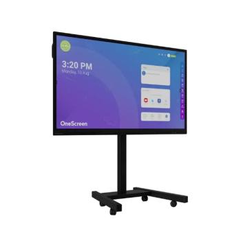 شاشة OneScreen TL7 التفاعلية 86 بوصة 4K، Android 11، لمس 40 نقطة ⁦(86-TSCRN-TL7)⁩