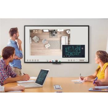 لوحة BenQ DuoBoard التفاعلية بقياس 65 بوصة 4K، لمس 20 نقطة (CP6501K)