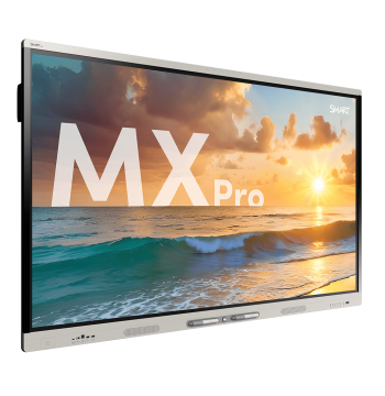 SMART Board شاشة تفاعلية 75 بوصة 4K، 400 cd/m²، 50 لمسة، Android 13 (MX275-V5-PW)
