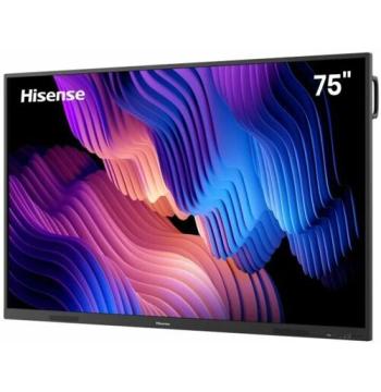 Hisense 75WE3 شاشة تفاعلية 75 بوصة 4K، 400 cd/m²، 40 لمسة، Android 14 ⁦(75WE3FE)⁩